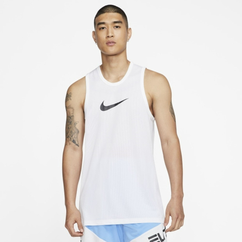 NIKE Dri-FIT 男裝 背心 籃球 乾爽 網眼 輕巧 大LOGO 黑白兩色 原價980