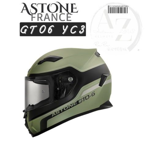 ASTONE GTO6 YC3 彩繪 ECE22.06認證 CNS加強型 全罩安全帽