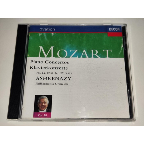 文本齋 Ashkenazy 阿胥肯納吉 Mozart 莫札特 第26.27號鋼琴協奏曲 愛樂管弦 DECCA