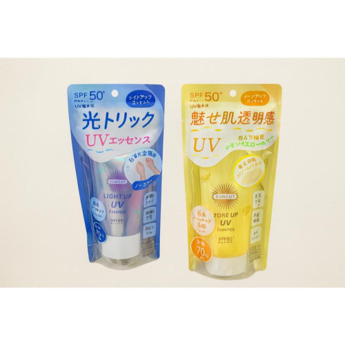 日本代購 Suncut UV 防曬精華 SPF50+ PA++++ 提亮素顏霜 打底防曬/膚色校正 水感防曬