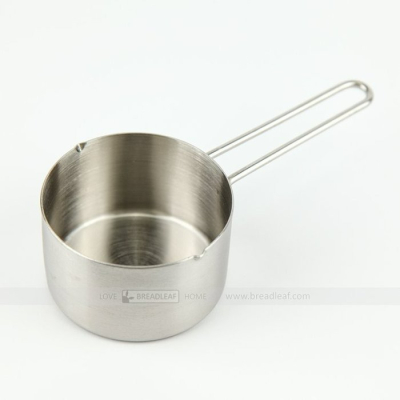 【嚴選SHOP】BreadLeaf 316不鏽鋼奶油加熱杯(小) 可加熱量杯 小奶杯 刻度量杯 果醬烘焙鋼杯【B073】