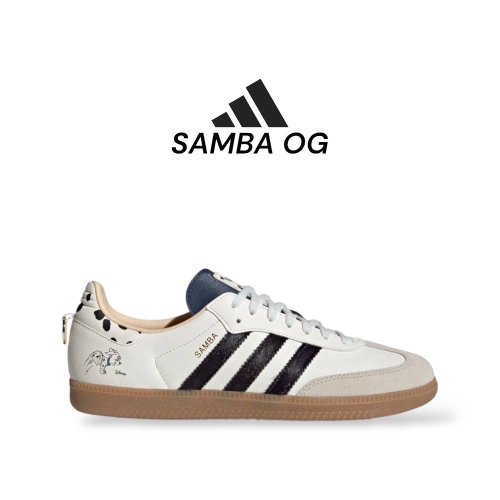 ?adidas SAMBA OG X 迪士尼 101忠狗 聯名款運動休閒鞋｜迪士尼｜101忠狗｜聯名款｜白色｜黑色｜焦