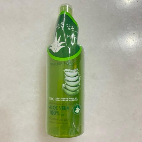 附發票 韓國製 Nature Face+ 100%蘆薈保濕舒緩噴霧 化妝水