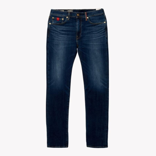 Levis 男款 502 舒適錐形窄管牛仔褲 赤耳 深藍水洗 29507-1675