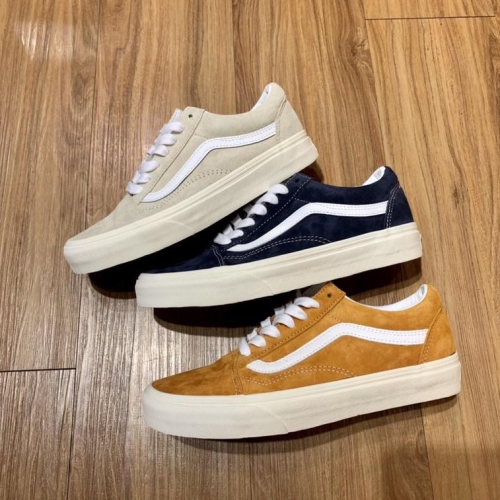 [unclev1966] VANS X OLD SKOOL PIG SUEDE 防潑水 秋冬 芥末黃 海軍藍 米白 男女