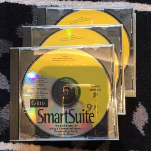[ 4套合售 ] Lotus Smart Suite 97 English Edition 蓮花 英文版 (六合一)