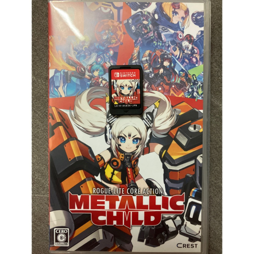 ￼【二手現貨】NS Switch遊戲 Metallic Child 金屬之子 中文版 小蘿莉拯救世界