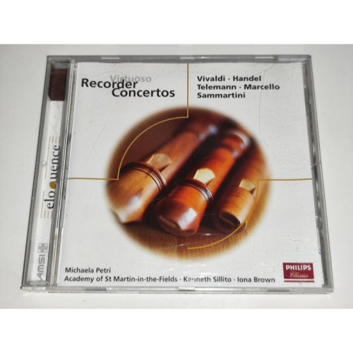 Michaela Petri Virtuoso Recorder Concertos 韋瓦第 韓德爾 泰勒曼 等 Phi