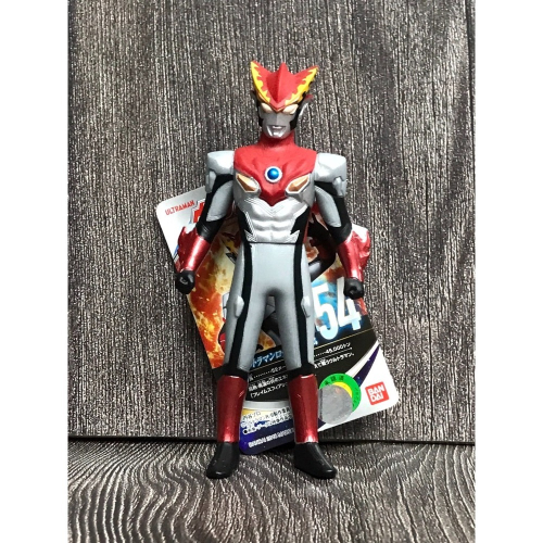 《HT》純日貨 BANDAI 軟膠 超人力霸王 #54 羅索 火型態 236627