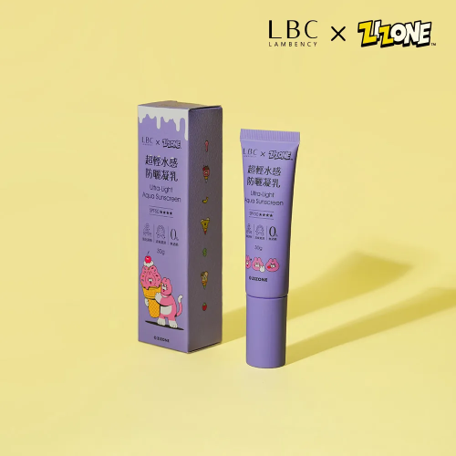 LAMBENCY LBC 嵐本熙 ZIZONE 夏日冰淇淋聯名系列 超輕水感防曬凝乳 30g