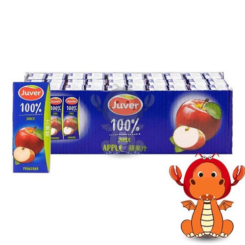 Juver 蘋果汁 整箱 200毫升 X 30入 果汁 西班牙果汁 Apple Juice 100% 唯龍購物