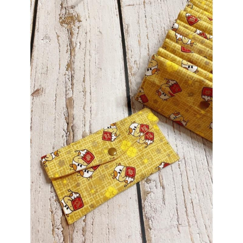 現貨?布紅包袋?手工製作 重複使用? 手作喜氣布紅包袋 手工製作 燙金布紅包袋、存摺收納袋、口罩收納袋