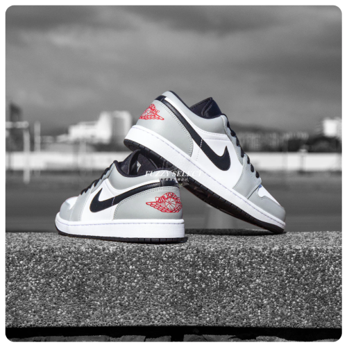 Air Jordan 1 Low Light Smoke Grey 灰白黑 煙灰 黑灰 553558-030