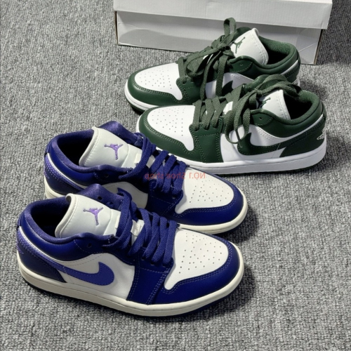 Jordan 1 Low 白綠 DC0774-113 葡萄紫 DC0774-502 553558-515