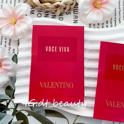 Valentino 華倫天奴 Voce Viva新款 Lady Gaga 花香木質調 1.2ml 女士 香水 女香