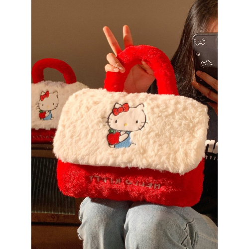 正品 可愛hello kitty熱水袋 冬季充電防爆 毛絨暖水袋 暖手寶 暖寶寶