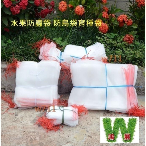 防蟲網 水果袋 防蟲袋 尼龍網袋 水果防蟲袋 防鳥袋 育種袋 水果套 w711鴻展