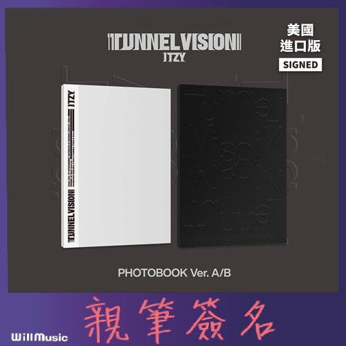 微樂客?美版官網親簽 ITZY - TUNNEL VISION 迷你專輯