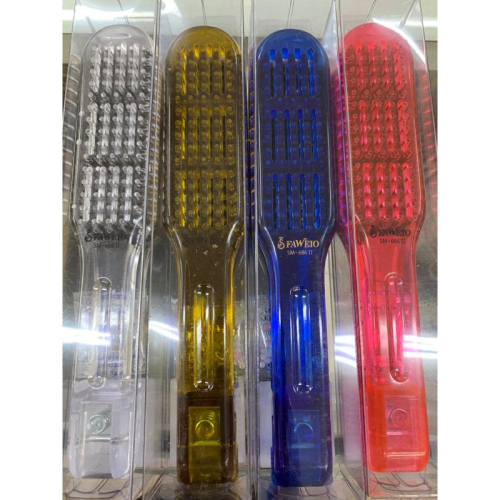 離子梳（透氣梳） 透明款 美髮沙龍店專用 有卡扣可收合/台灣製