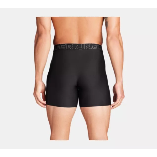【鳥日子】現貨 UNDER ARMOUR UA Tech Mesh 6吋 四角褲(3入) 運動內褲 黑色 1383884