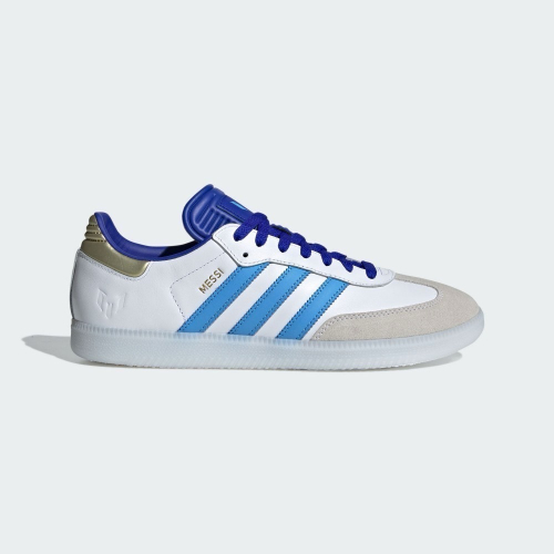 ?adidas SAMBA X MESSI 聯名款 深淺藍白色/寶藍色/淺藍色/白色/白底 ID3550 男女通用款
