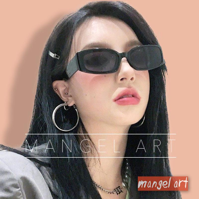 [mangel art] ?Y2K?新款現貨透明方框造型眼鏡框墨鏡太陽眼鏡ig網紅網美必備果凍色好搭配