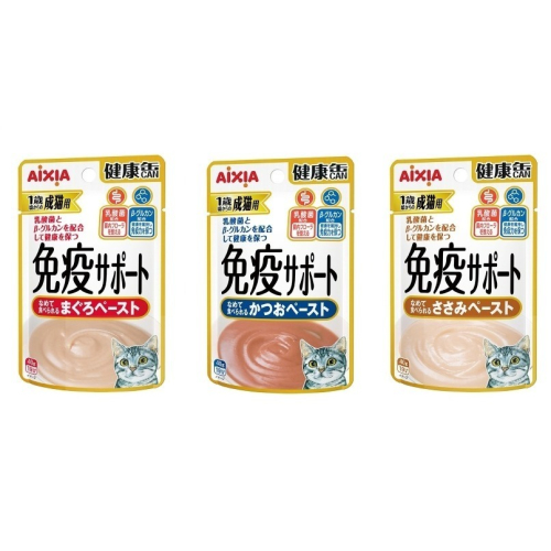 愛喜雅AIXIA 免疫力餐包(1-3號)雞肉泥狀/鮪魚泥狀/鰹魚泥狀40g