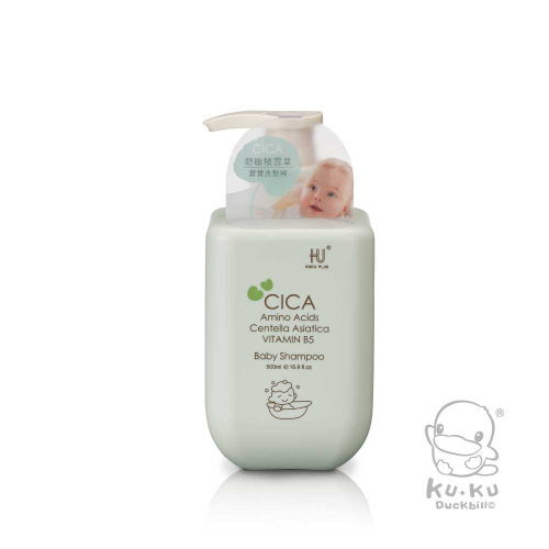 KUKU 酷咕鴨 PLUS 舒敏積雪草寶寶洗髮精 500ml【金寶貝 226911】KU1152