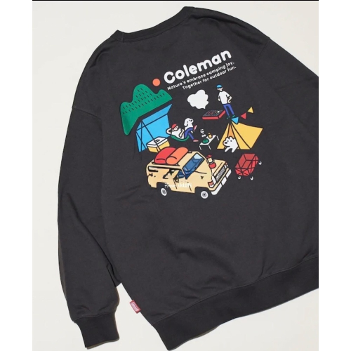 日本Coleman Xmatsui X freak store露營大帳篷 大學T