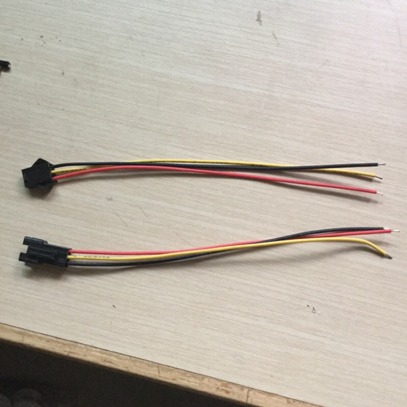 接線插頭。公母插。DIY接線。3線⋯4線連接線