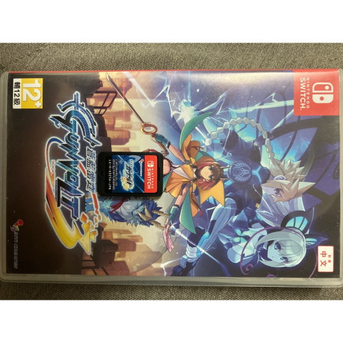 《二手 現貨》NS SWITCH GUNVOLT 蒼藍雷霆 3 鎖環 鋼佛特中文版