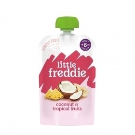 英國Little Freddie 寶寶果昔 蘋果香蕉鳳梨椰奶100g 6M+ 11853