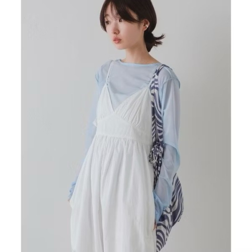 ：常花二手：?? Kastane ✿ Ｖ領氣質工裝吊帶寬褲（實拍照請看下方商品說明欄）＃日牌正品
