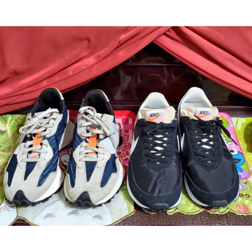 二手 new balance 327 麓皮 Nike 24.5男女休閒鞋 運動鞋
