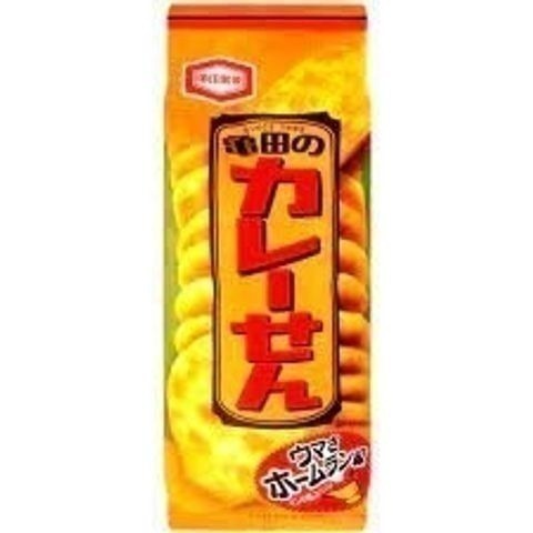 日本 龜田製菓 龜田咖哩米果15枚 咖哩米菓