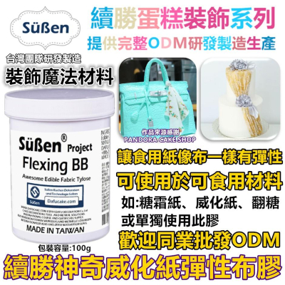 續勝【神奇 威化紙 彈性 布膠】威化紙糖霜紙可用 DIY星空糖模具星球糖珊瑚糖愛素糖珍珠糖霜餅乾棍糖