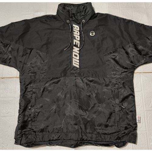 (9556) AAPE 連帽 套頭 外套 胸圍122 衣長72-78