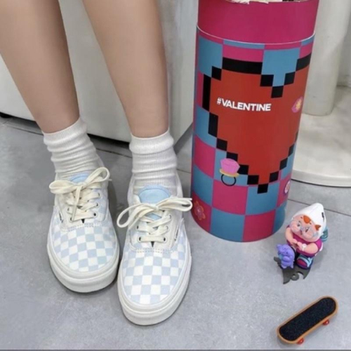 [unclev1966] 現貨 Vans Era CrFt 棋盤格 寶寶藍 水藍 俏皮 少女風 日韓系 男女款