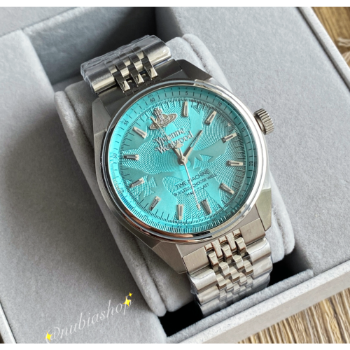 Vivienne Westwood 薇薇安 西太后 女錶 藍面銀色鋼帶 手錶 VV251TQSL