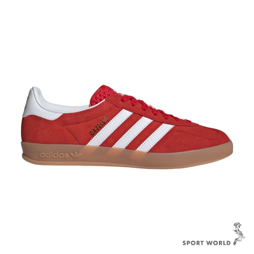 Adidas 休閒鞋 男鞋 女鞋 GAZELLE INDOOR 紅 【運動世界】JI2063