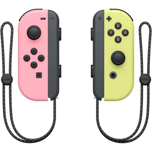 『台南益智行』Nintendo Switch Joy-Con 控制器組（淡雅粉紅／淡雅黃） 台灣公司貨