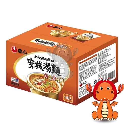 農心 安城湯麵 整箱 125公克 X 12包 NONGSHIM COSTCO 湯麵 好市多代購 唯龍購物