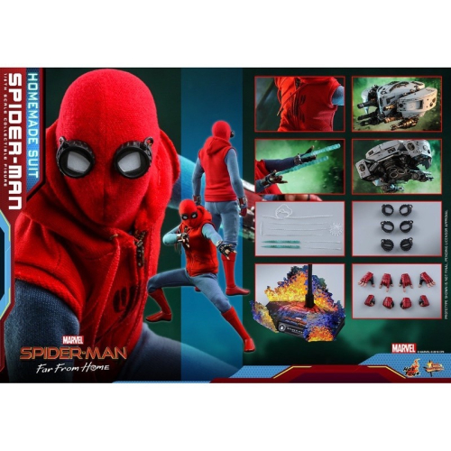 現貨 全新 野獸國 Hot Toys – MMS552 離家日 蜘蛛人 自製戰衣版