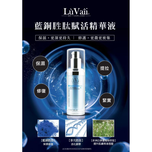 藍銅胜肽賦活精華液