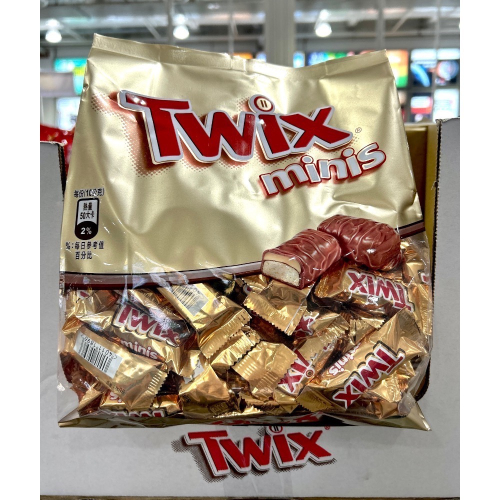 Costco好市多 Twix Minis 特趣 迷你焦糖夾心巧克力 1180 公克 chocolate bars