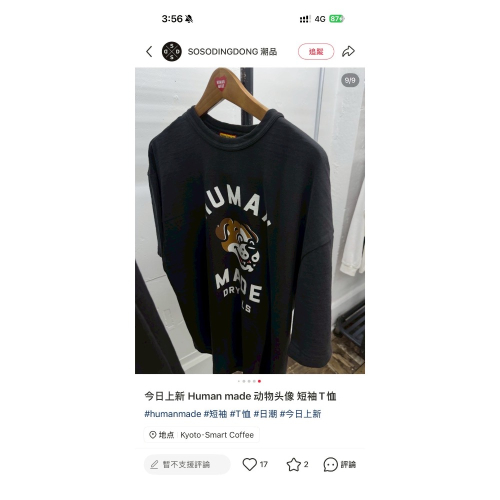Humanmade 動物系列