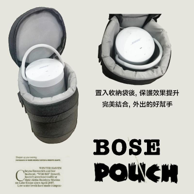 【eYe攝影】現貨 BOSE Soundlink Revolve+ 專用收納包 加厚 保護袋 背包 旅遊 出國 含背帶