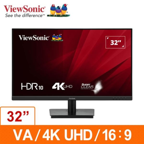 @電子街3C特賣會@全新 優派 ViewSonic VA3208-4K-MHD 31.5吋VA 4K液晶顯示器 內建喇叭