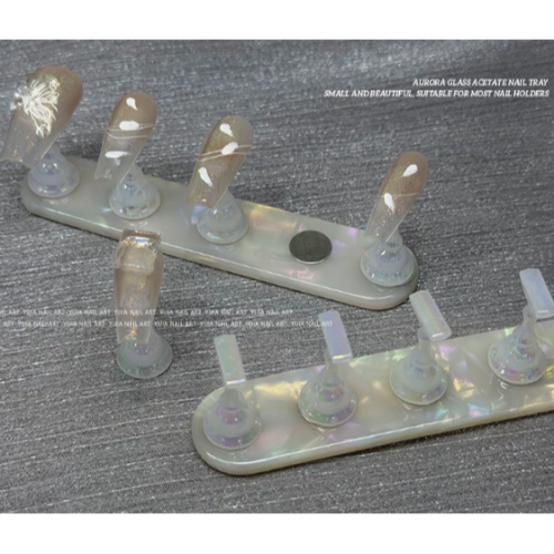 琉璃貝殼風練習底座 - 強磁甲托 .穿戴甲工具 .打版固定專用支架 .手作材料 DIY工具