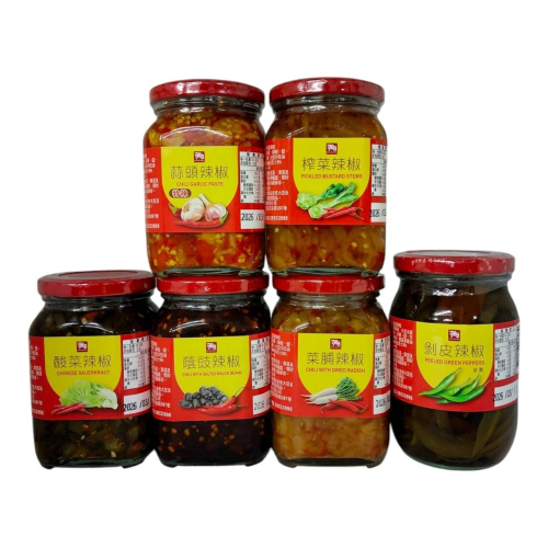 貼紙更換中菜脯辣椒 花蓮名產榨菜 蒜頭辣椒 素食辣椒 手工辣椒醬 香辣榨菜花東縱谷名產 花蓮縣吉安鄉農會